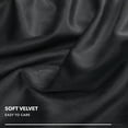 thumbnail image 2 of Deconovo Decorative Velvet Pillow Covers, Dark Gray, 16 x 16 Inch, Square Cushion Covers for Living Room Bedroom, 2 Pack, 2 of 8