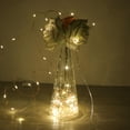 thumbnail image 5 of Tira De Luces Led De Cobre De 2M/6,5 Pies, 20 Lámparas Led De Cobre Para Botella Artesanal De Cristal, Lámpara De Boda De San Valentín, Fiesta, Batería De Navidad Incluida Yuarrent HA027065-02, 5 of 5