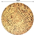 thumbnail image 2 of Disposable Passover Matzah Paper Placemats – 50 Pack 13.5" Round Seder Table Place Mats, Matzah Design Passover Table Decor, 2 of 4