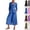 46# Blue, variant on Cotton Linen Outfits Womens 2 Piece Blazer Jacket and Wide Leg Culottes Set Professional Casual Matching Suit Sets White XXL