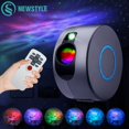 thumbnail image 2 of Proyector láser de cielo estrellado para niños, luz nocturna de estrella, proyección de 7 colores, luces de olas oceánicas, rotación de 360 grados, lámpara nocturna para regalos, 2 of 4