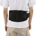 thumbnail image 3 of 105cm Cordless Heated Waist Belt Heated Belly Wrap with Vibration Massage Heating Pad for Back Pain US Plug 110?240V, 3 of 5