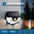 thumbnail image 4 of Paquete de 4 luces solares con sensor de movimiento, 270°, IP65, resistentes al agua, 4 of 6