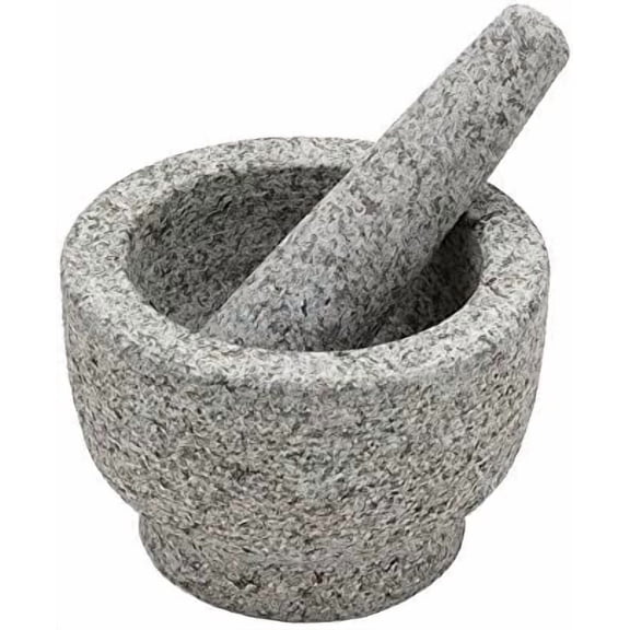 Mortar and Pestle, Granite, 6 x 4.3-inch
