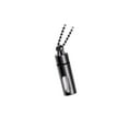 thumbnail image 1 of kurtrusly Cremation Urn Necklace Keepsake Pendant Container for Private Items Hair Men Black, 1 of 9