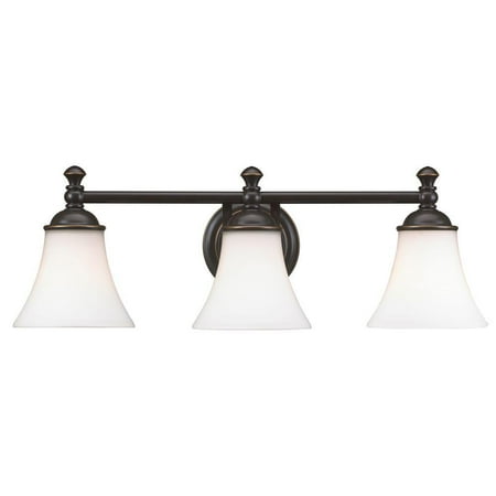 UPC 848566010084 product image for Hampton Bay Crawley 3-Light Oil-Rubbed Bronze Vanity Light  (Store Return) | upcitemdb.com