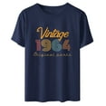 thumbnail image 2 of Kayannuo Blouses for Women Tee Shirts for Women Valentine's Day 1964 Vintage Shirt For Women 60th Birthday Gifts 1964 Birthday Gifts Idea Retro Short Sleevel T Shirts Party Tops Funny Tees, 2 of 4