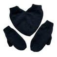 thumbnail image 1 of Guantes de mano para parejas, gruesas térmicas para adultos, niños y niñas, guantes de punto con puños elásticos, guantes de invierno para Negro, 1 of 8
