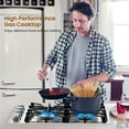 thumbnail image 5 of Costway 30" Gas Cooktop with 4 Sealed Burners ABS Knobs Cast Iron Grates Easy Cleaning, 5 of 10