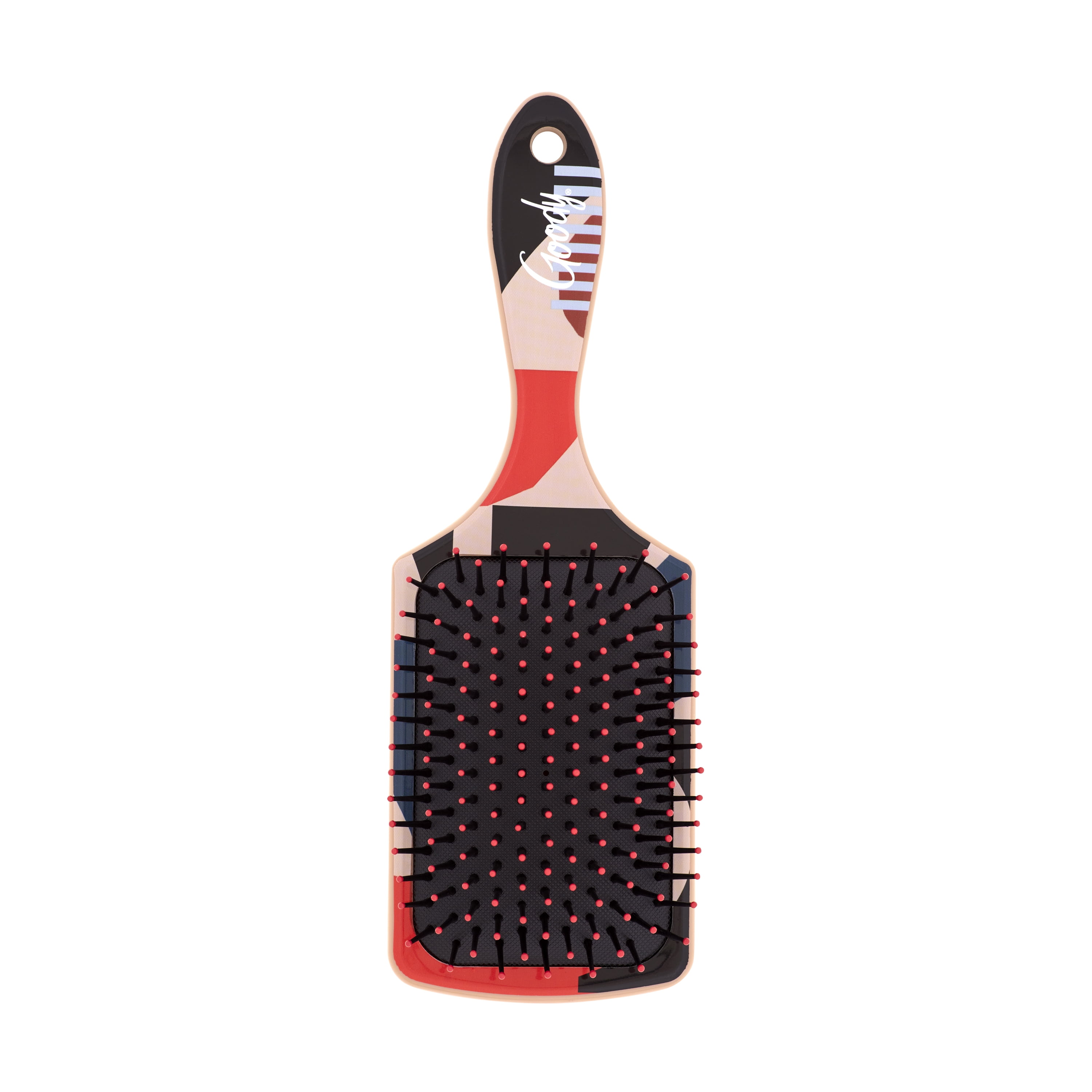 Goody Tru X Hola Lou Collab Ouchless® Detangling Printed Paddle Brush Tan, 1 CT