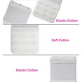 thumbnail image 3 of GFDYREE Rallonge de Soutien-Gorge pour Femmes 2 Crochets / 3 Crochets / 4 Crochets, Extensible, Douce et Confortable, Extension de Bretelle de Soutien-Gorge, Extensible Rallonge de Soutien-Gorge 3 Crochets Blanc 3 Pcs, 3 of 5
