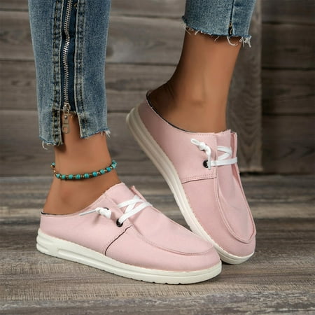 

HIMIWAY Sandals Women Slippers for Women Women Sandals Women Shoes Leather Loafers Slip On Mules Antil Slip Beach Sandals Pink 37