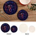 thumbnail image 4 of Colorful Lion Head Pot Holders Trivets Set of 2 Cotton Hot Pads Mats for Hot Dishes Pots Pans Kitchen Cooking 7" 9.5", 4 of 7