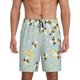 thumbnail image 1 of Balery Bees Pantalones cortos de pijama de punto de algodón para hombre con cinturilla y bolsillos-Large, 1 of 6