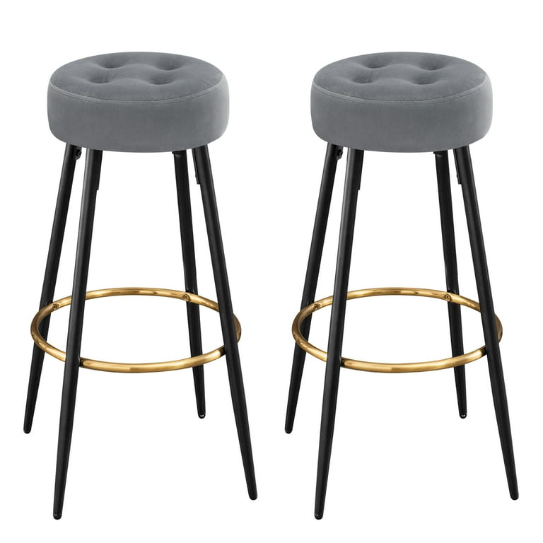 Grey round bar stools new arrivals
