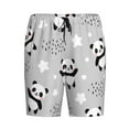 thumbnail image 3 of Picia Pandas Pajama Shorts for Men, Men's Pajama Bottoms, Sleepwear,Short Pajama Pants-Small, 3 of 9