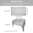thumbnail image 2 of Shisuyan Halloween Table Decor Black 2Pcs 87X71In, 2 of 8