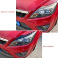 thumbnail image 3 of Cubierta de párpados de cejas para faros delanteros de automóvil, pegatinas de lámpara de pestañas para Focus MK2.5 2008-2011, 3 of 5