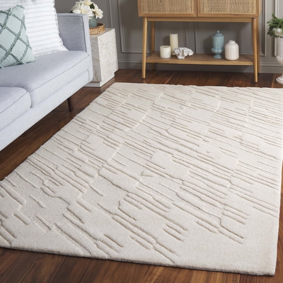 Safavieh Mykonos Osmond Geometric Striped Area Rug, Ivory, 5' x 8'