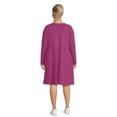 thumbnail image 3 of Terra & Sky Women's Plus Size Waffle Knit Babydoll Dress, 3 of 5