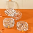 thumbnail image 4 of Earrings Storage Box High Capacity Dustproof Transparent Visible Multi-layer Jewelry Storage Case for Dresser, 4 of 8