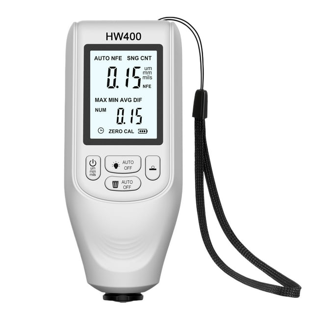 Ruiboury Digital Car Thickness Coating For Coating Thickness Gauge Digital White