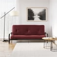 thumbnail image 3 of DHP Carson 6 Inch Thermobonded High Density Futon Mattress Full Size in Red, 3 of 10