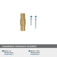 thumbnail image 5 of Amerock Faircrest 2 inch (51mm) Length Champagne Bronze Cabinet Knob, 5 of 7