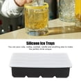 thumbnail image 4 of Ice Trays, Silicone 8 Grids Ice Cubes Maker, for Parties and Bars Families Drinks, 4 of 8