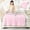 Pink, variant on Summer Air Conditioning Quilt Soft Breathable Lightweight Washable Polyester Blanket - Cool Leaf Print, 70x100cm, Pink Green Blue Gray