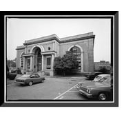 Historic Framed Print, Brandywine Pumping Station, Sixteenth & Market Streets, Wilmington, New Castle County, DE, 17-7/8" x 21-7/8"