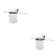 thumbnail image 4 of sweethay Stainless Steel Tea Infuser Portable Dual Reusable Cup with Anti-rust Strainer Handle Mug Washable Lid Foldable 7x7x8cm 2Conjunto, 4 of 6