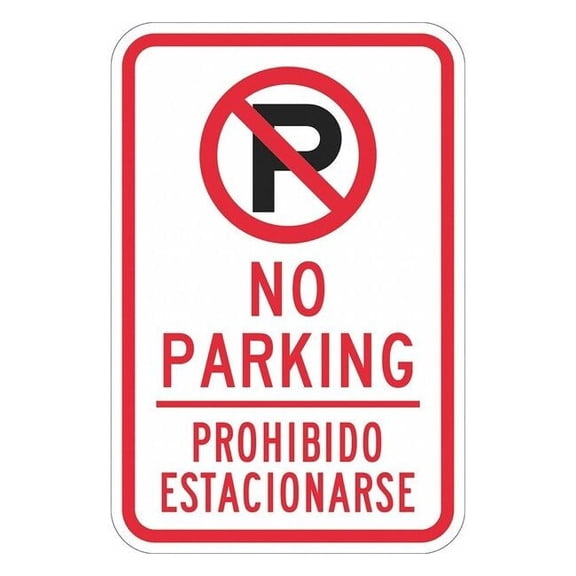 Lyle Fire Lane Parking Sign,18" x 12" T1-1155-EG_12x18