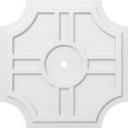 thumbnail image 1 of Ekena Millwork CMP34HS-02000 34 in. OD x 2 in. ID Square Haus Architectural Grade PVC Contemporary Ceiling Medallion, 1 of 1