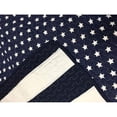 thumbnail image 2 of Cozy Line Ameristar Sailor Star Stripe Reverisble Cotton Quilt Set Full - Queen 3 Piece, 2 of 5
