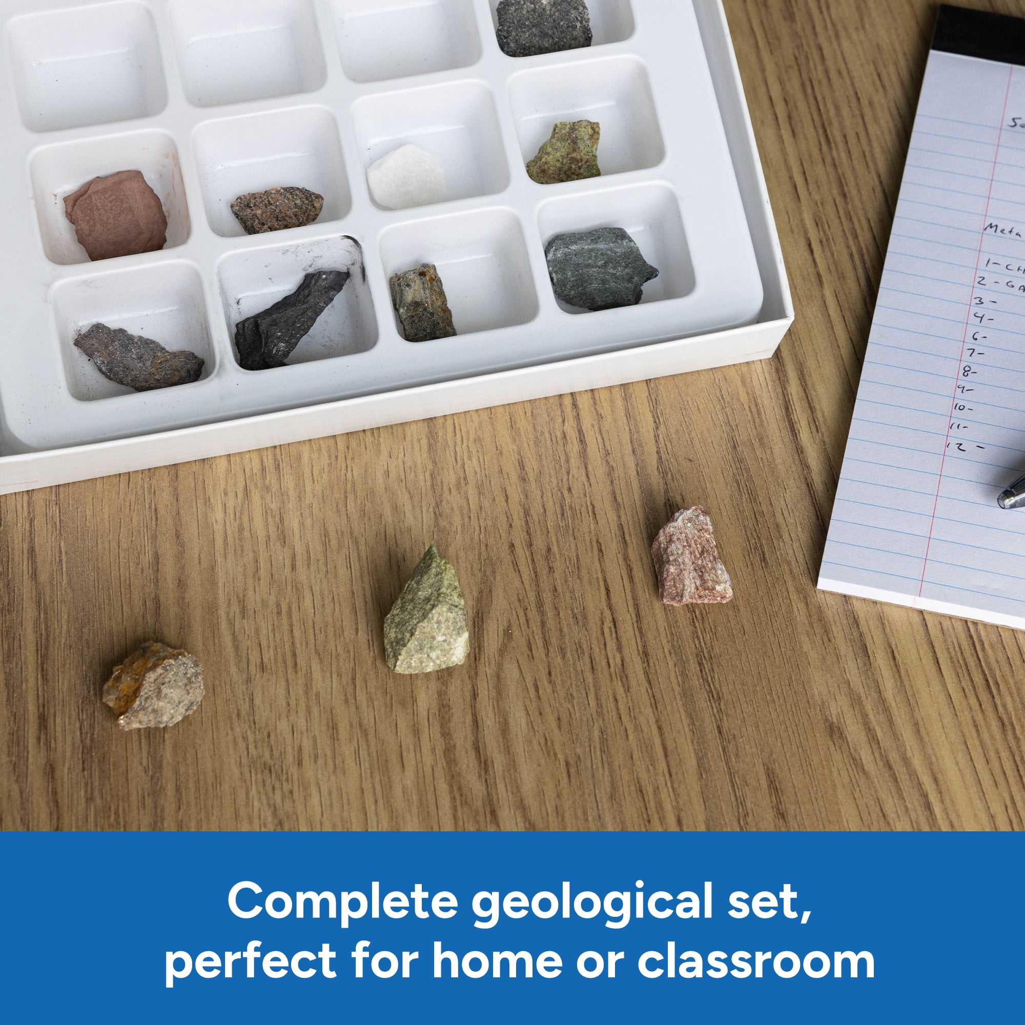 Educational Insights Complete Rock, Mineral, and Fossil Collection, STEM Kits for Kids