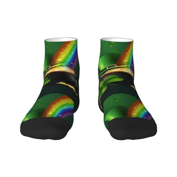 Fuzoiu St. Patrick's Day4 Print Adult Socks, Crew Moisture-wicking Socks, Unisex Cushion Crew Socks,Casual Sports Ankle Socks