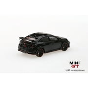TSM Model Mini GT 2017 Honda Civic Type R FK8 (LHD)(Crystal Black) 1/64 Diecast Model Car MGT00015