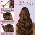 thumbnail image 2 of 4 en 1 Cepillo Termico para Cabello, Cepillo para Peinar Electrico Giratoriocepillo, Reduce el Frizz, Aumenta el Brillo, Reduce el Da&ntilde;o por Calor, Termico para Cabello para Looks de Estilo, 2 of 7