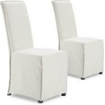 thumbnail image 6 of Finch Grayson High Back 2-Set Dining Chairs with Removable Slipcover, Ivory, 6 of 12