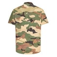thumbnail image 5 of GERsome Hawaiian Shirts for Men Camouflage Short Sleeve Casual Button Down Shirts Summer Beach Shirt S-3XL, 5 of 5