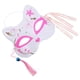thumbnail image 5 of KAKOWELY 2 máscaras de zorro lindas para cosplay, media máscara, máscaras de mascarada, máscara de cosplay de zorro, 5 of 5