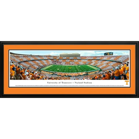 Deluxe Checkers Board (Tennessee Volunteers Football - Checkerboard Stadium, Blakeway Panoramas NCAA College Print with Deluxe Frame and Double)