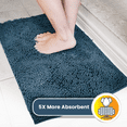 thumbnail image 2 of Muddy Mat® | Super Absorbent Door Mat Indoor, Microfiber Quick Dry Chenille Entryway Rug, Non-Slip Front Door Mat, Indoor Mats for Entryway, Machine Washable Pet Rug, Atlantic Blue 36"x60", 2 of 7