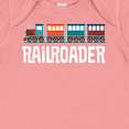 thumbnail image 4 of Inktastic Railroader Train Hobby Boys or Girls Baby Bodysuit, 4 of 5