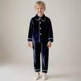 thumbnail image 2 of Kogui Kids Pjs Kids' Lightweight Pajama Set - for Spring & Fall Size 10-11 Years (Navy,10-11 Years), 2 of 9