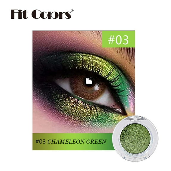 Hauiodp Optical Color Changing Longan Shadow Powder, Metal Texture Polarized Glitter Eye Shadow Sequins