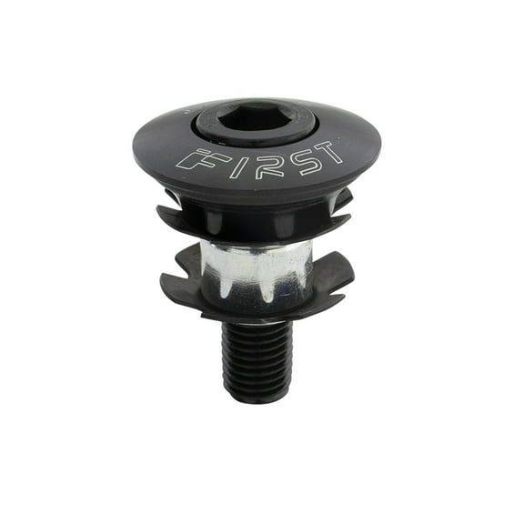 Hollow Bolt Headset Alloy Tap Caps Black
