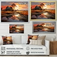 thumbnail image 4 of Designart "Country Charm At Sunrise With Barns" Barns Floater Framed Wall Art Prints, 4 of 5