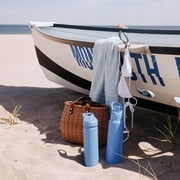 TAL 26oz Stainless Steel Ranger Water Bottle with Easy Sip Straw, Blue